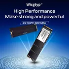 Твердотельный накопитель Wicgtyp SSD M2 SATA, 1 ТБ, 512 ГБ, 256 ГБ, 128 ГБ, 64 ГБ, жесткий диск M.2 NGFF 2280, жесткий диск для ноутбука, настольного компьютера, 512 ГБ, 1 ТБ SSD