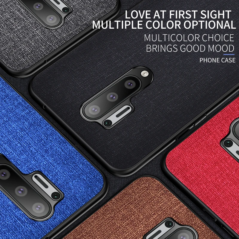 phone case for oneplus 7 8 pro 7t 6t 8t 6 9 nord slim fabric cloth soft bumper hard back skin cover coque for one plus 8 t funda free global shipping