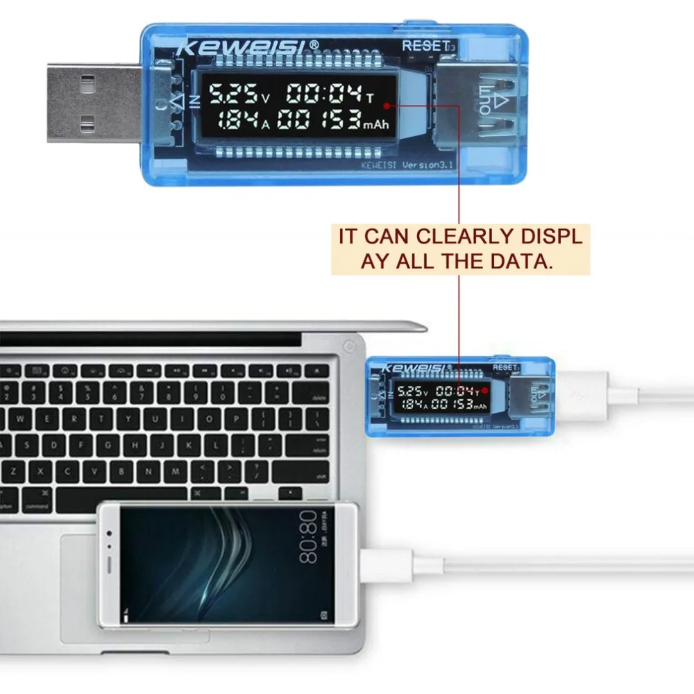 USB Charger Doctor Voltage Current Meter Voltmeter Ammeter Working Time Power Battery Capacity Tester Measurement Tools | Инструменты