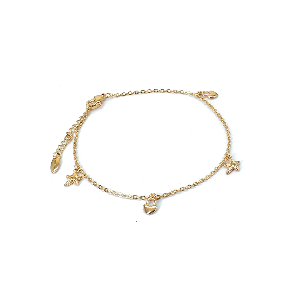 

Delicate Fashion Stars Lock Bracelet Bangle for Women Girls Mini Link Chain Bracelets Christmas Party Jewelry Gifts