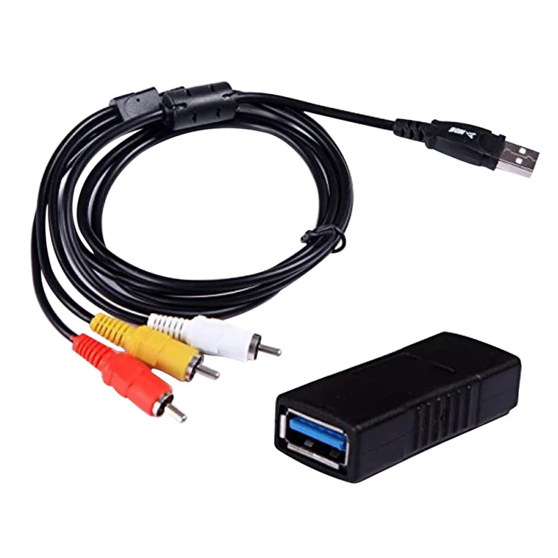 Многофункциональный адаптер RCA-USB аудио/видео A/V для ТВ/ПК USB 3 0 F/F RCA + | Электроника