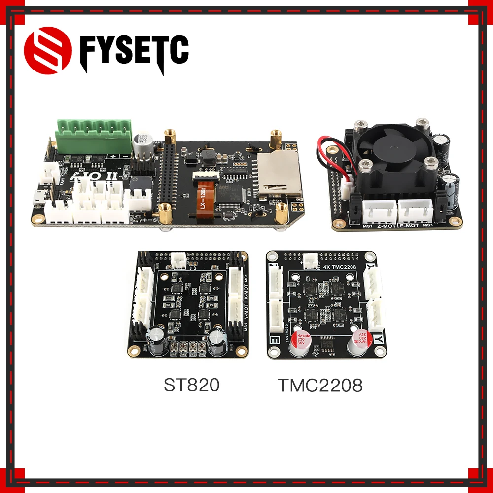 Плата драйвера 4X ST820 V1.2 / TMC2208 V1.0 модуль адаптера для материнской платы AIO II V3.2 все в
