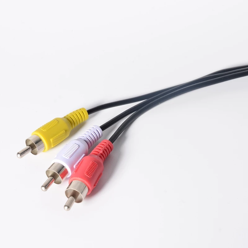 Кабель-переходник со штекера и гнезда USB на штекер 3RCA RGB AV аудио видео композитный