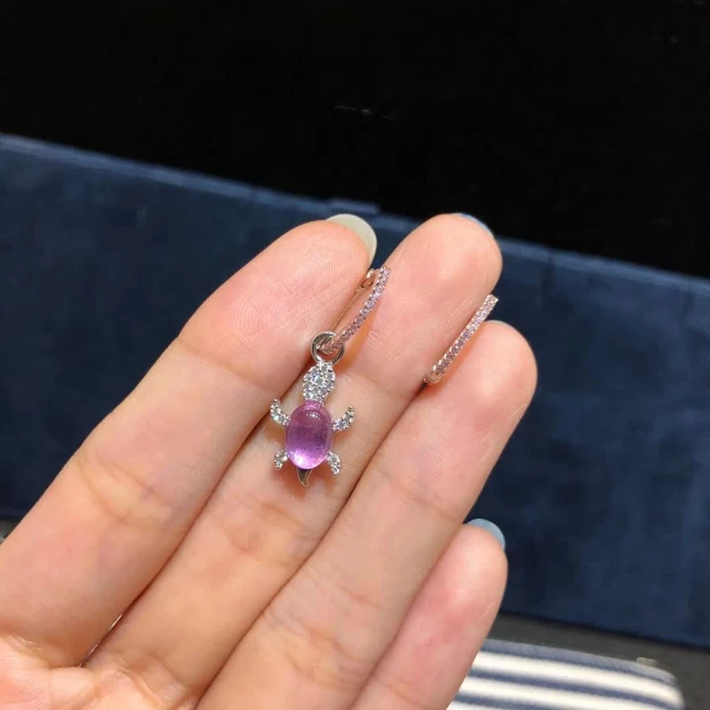 Женские серьги гвоздики в виде морских черепах розовое циркониевое украшение из