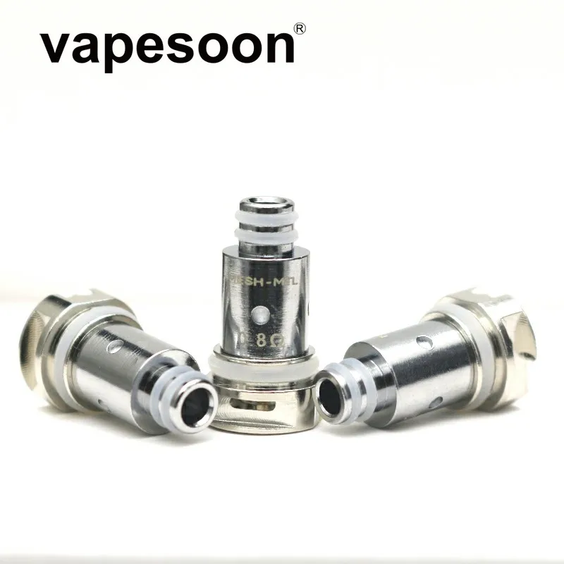 20 шт vapesoon Сменная головка Nord с обычной сеткой керамическая 1,4/0,6 Ом для Smok nord pod kit fit Nord Pod vape Kit