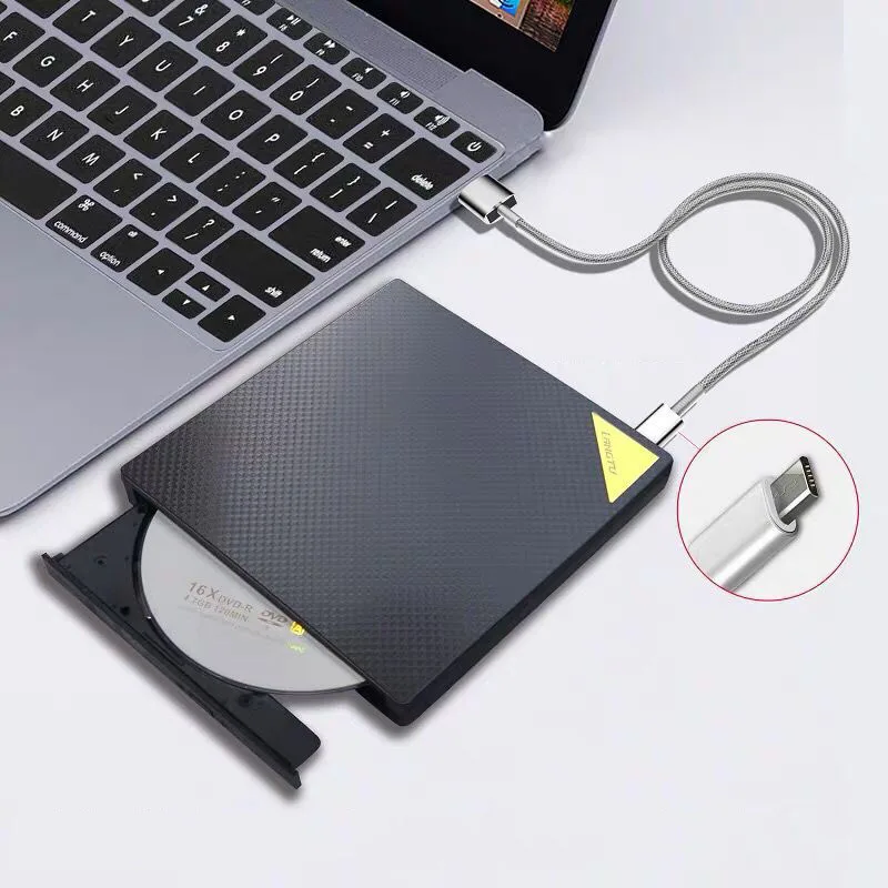 Оптический usb-дисковод внешний DVD коробка горелки discs диски плеер Портативный