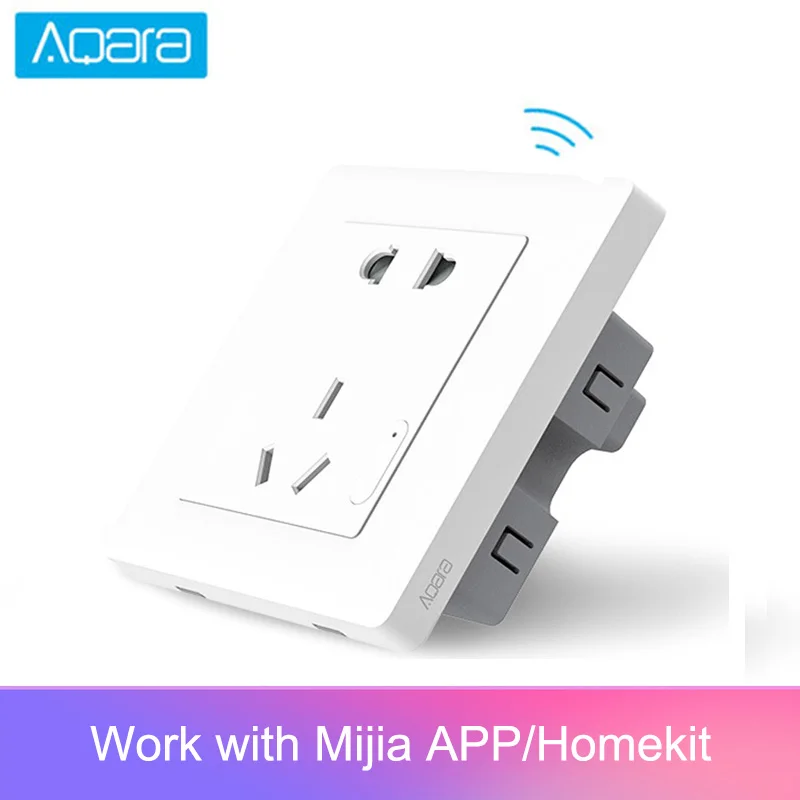 Aqara умная настенная розетка ZigBee беспроводная Mijia настенный выключатель для Xiaomi