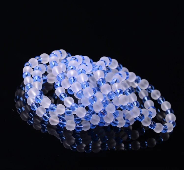 Браслет ручной работы из бисера модные ювелирные изделия прозрачного стекла для