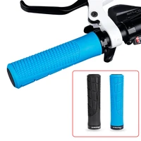 1pair eco tpr bicycle handle grip anti skid bar end comfy hand feel mtb folding bike rubber eco friendly bicycle parts
