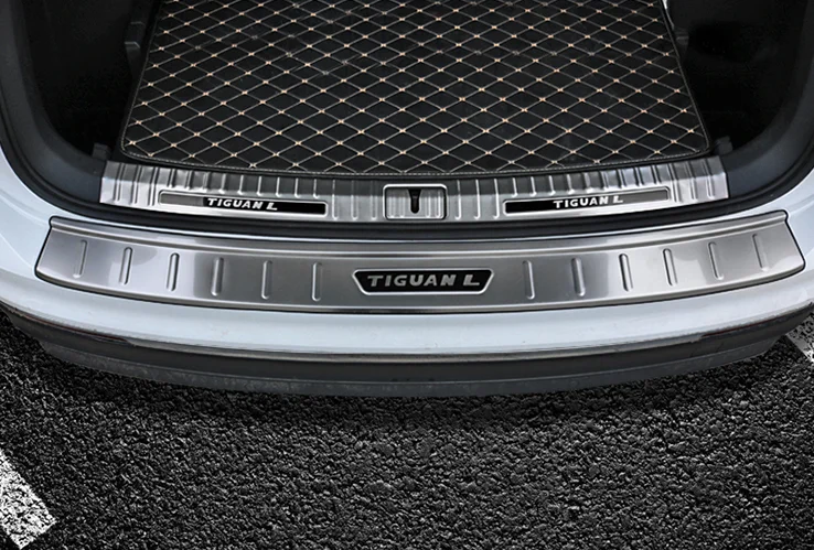 Внутренняя и внешняя отделочная лента багажника из нержавеющей стали для Volkswagen