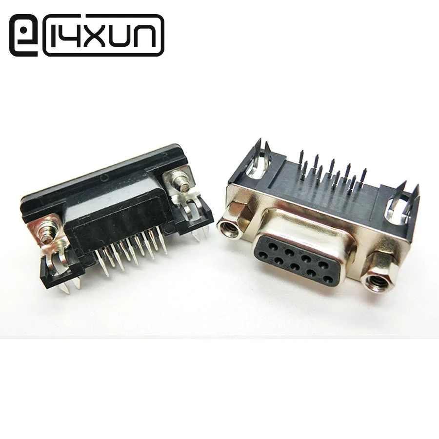 2 шт. гнездовой разъем DR9 с пластиковой крышкой штекеры 9P ряда для проводов RS232 |