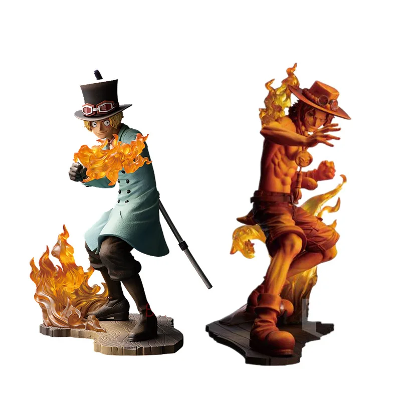 

Аниме One Piece Ace Sabo ПВХ экшн-фигурки коллекционные модели игрушки куклы Подарки