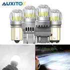 Светодиодные лампы AUXITO 2x T15 Canbus 1156 BA15S P21W 7443 3157 1157 W16W 3030 SMD, автомобильные светодиодсветодиодный лампы заднего хода DRL для Ford Audi