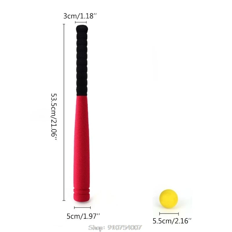 

Super Safe Foam Baseball Bat with Baseball Toy Set for Children Mini Soft Bat D21 20 Dropship