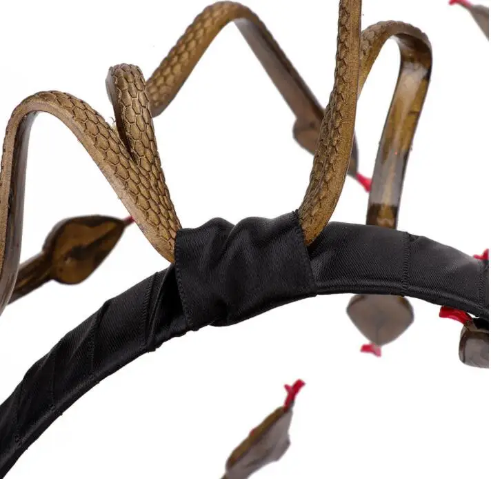 Хэллоуин фотореквизит для сцены головной убор змея дешевые запасы доставка |