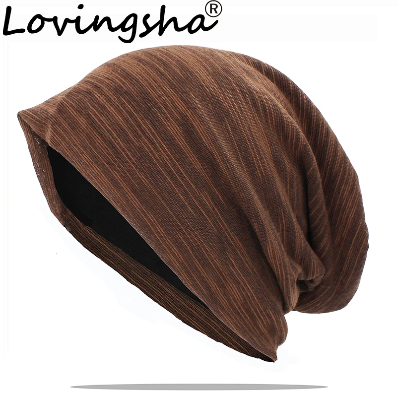 

LOVINGSHA осенние и зимние шапки для мужчин, одноцветная; Дизайнерская обувь; Женские тонкие брендовые головные уборы шапочки с черепами женски...