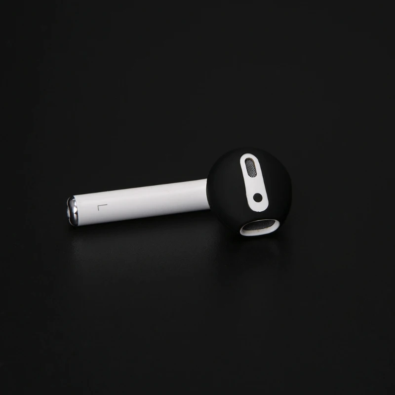 

T21B 2 Pairs Super Thin Silicone Eartips Earbuds Cover Upgraded For Apple