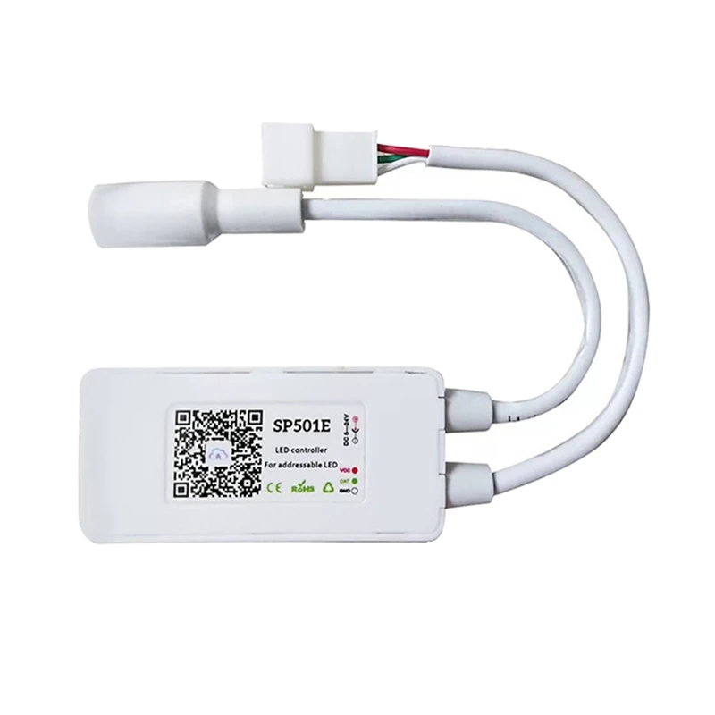 

Dc5-24V Sp501e Wifi Controller Is Suitable For Ws2811 Ws2812b Rgb Led Strip Alexa Smart Spi Voice Application Control