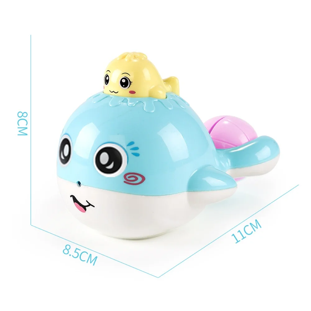

Cartoon Water Spray Floating Whale Baby Bath Toy Summer Pool Bathroom Play Game
