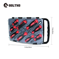 9pcs magnetic screwdriver sets with case phillips precision screwdrivers for repairing home improvement craft