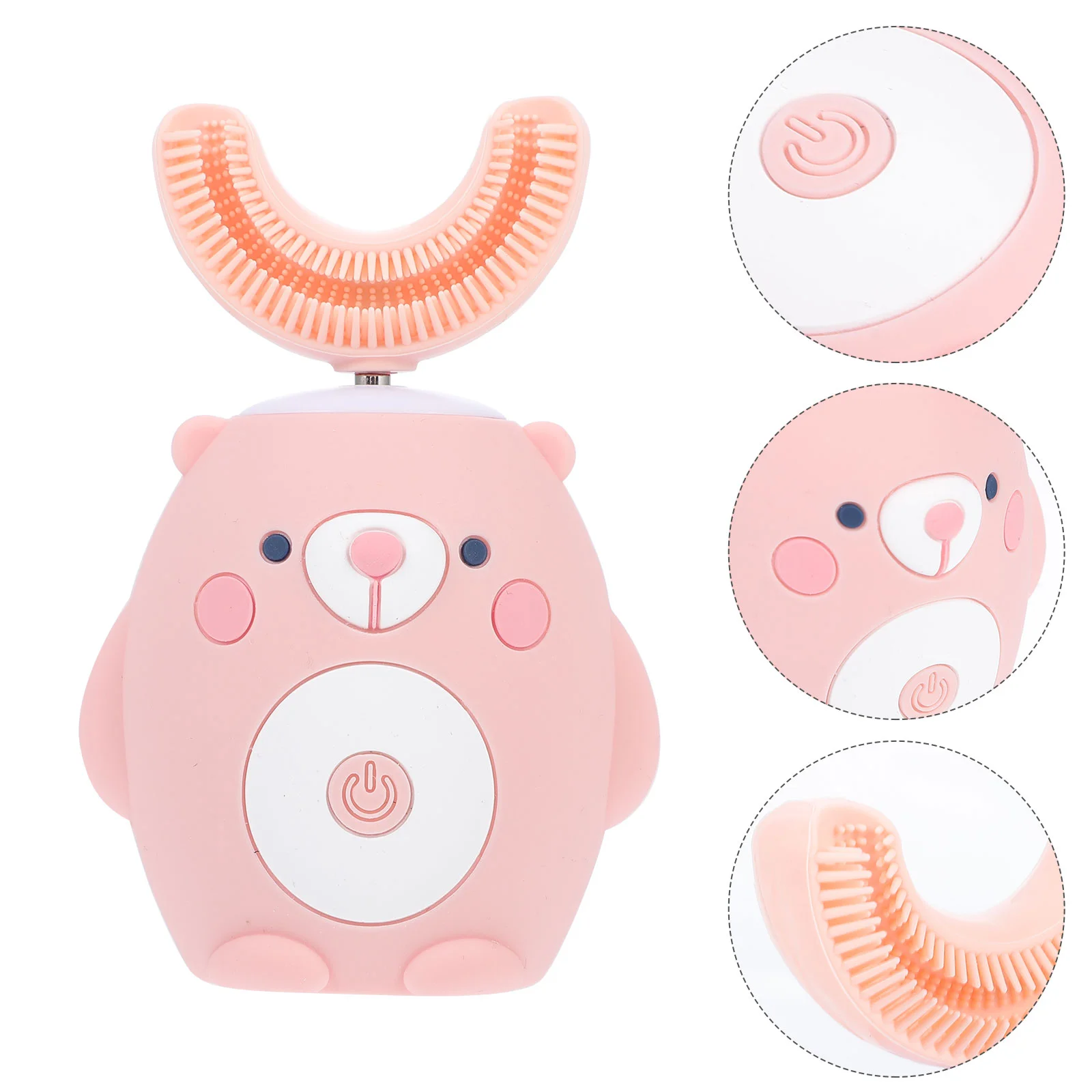 

1pc U-Shape Electric Toothbrush Silicone Toothbrush Cleaning Toothbrush for Kid
