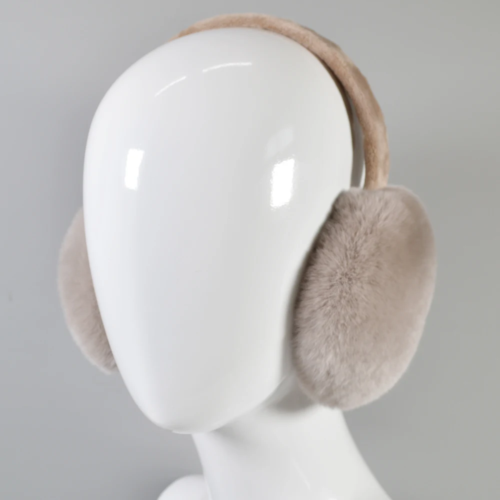 Лидер продаж женские зимние уличные Настоящий мех кролика наушники с мехом