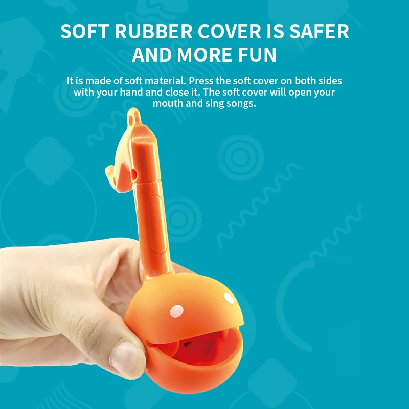 Детская погремушка электронная Erhu форма ОБРАЗОВАНИЯ игрушка интеллект Otamatone