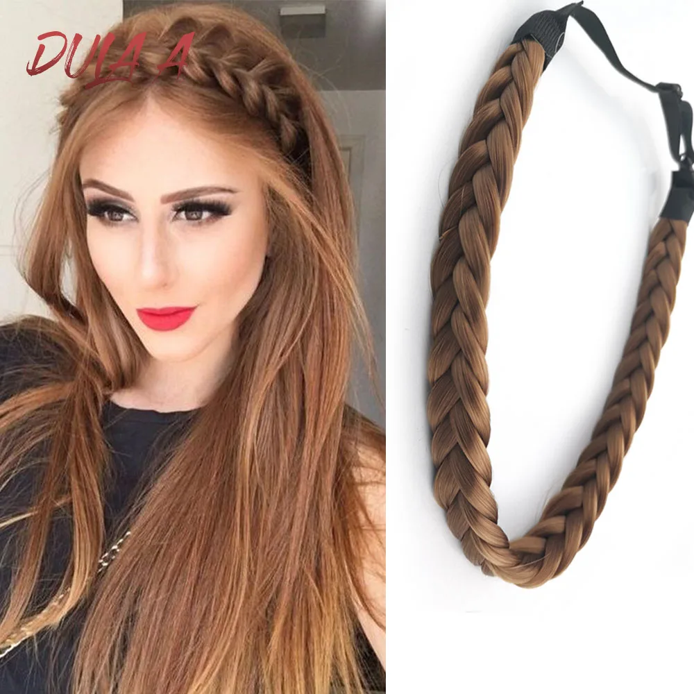 Широкий синтетический парик твист эластичные повязки для волос косы богемные