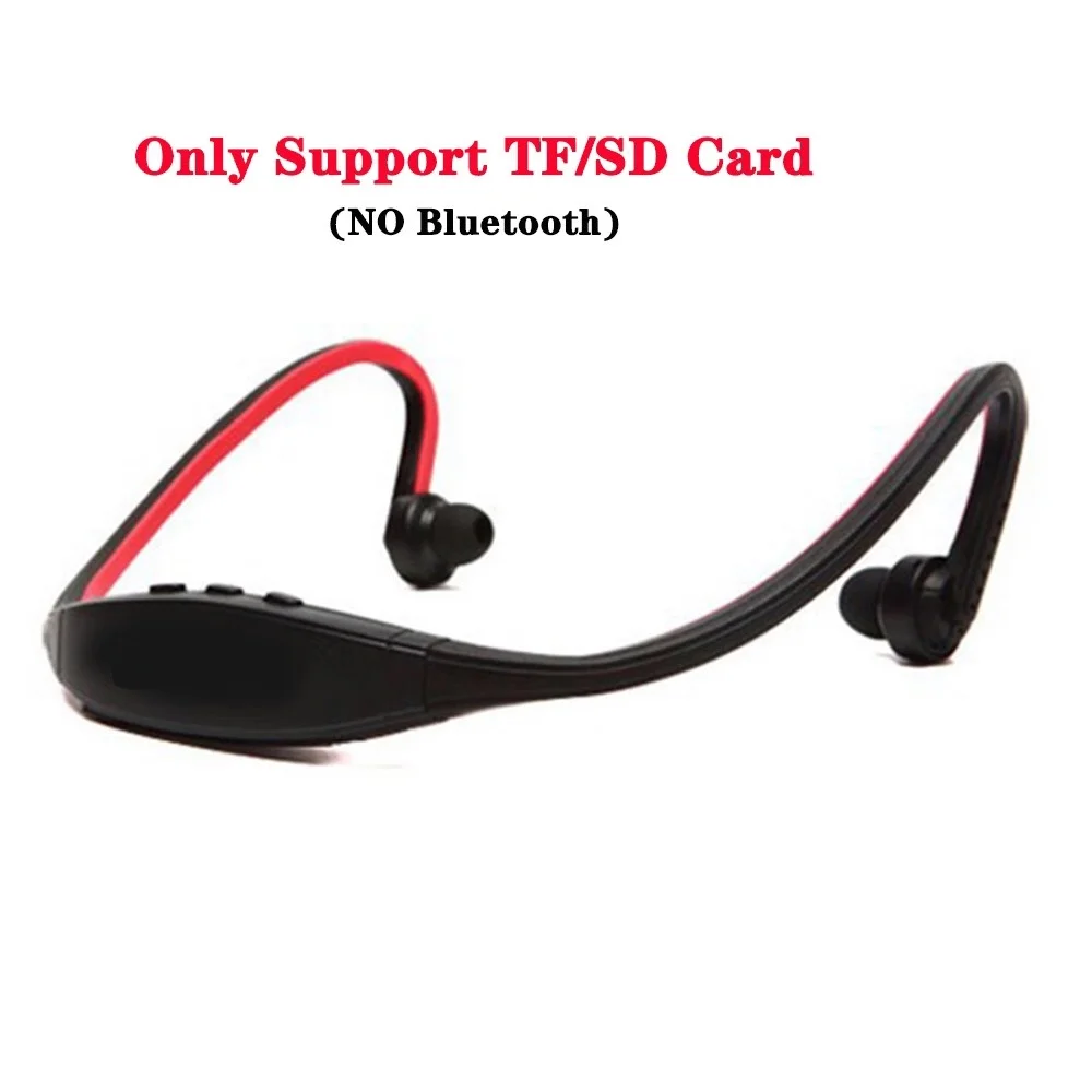 Card only S9 Bluetooth наушники беспроводные Спортивные Bluetooth наушники Поддержка TF/SD карты микрофон для iPhone huawei XiaoMi телефон - Цвет: Card only