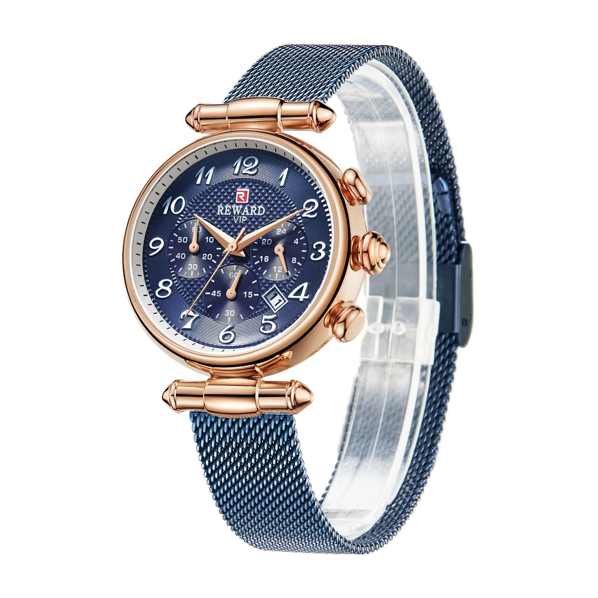 REWARD Military Sport Fashion Women Watch Luxury Quartz Watches Analog Three Dials JD-RD63069L | Наручные часы