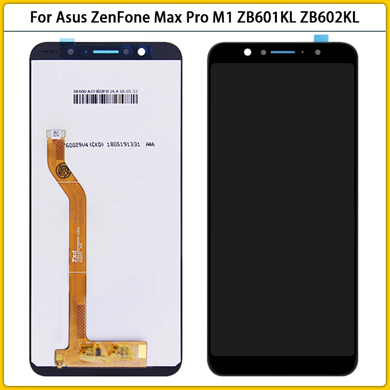 

ЖК-дисплей 5,99 дюйма для Asus ZenFone Max Pro M1 ZB601KL ZB602KL, дисплей с сенсорным экраном и дигитайзером в сборе, замена, оригинал