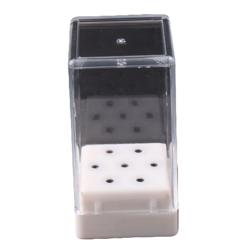 Контейнер акриловый прозрачный с 7 отверстиями для демонстрации сверл и