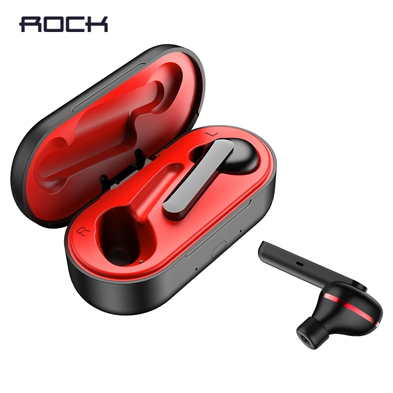 Рок н Беспроводной Bluetooth 5 0 наушники вкладыши TWS Handsfree класса люкс с микрофоном для