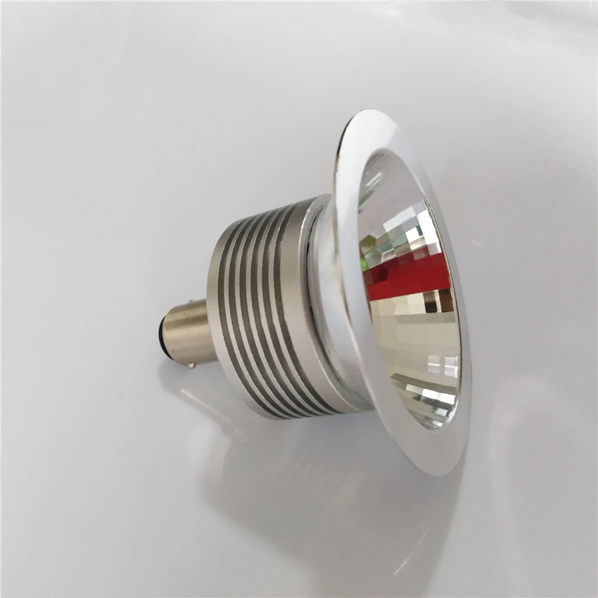 Лампа SNYKA 7W COB LED AR70 B15 BA15D база AC85-265V/DC12V с диммированием, теплый белый свет 2700K CRI 90 для домашнего освещения.