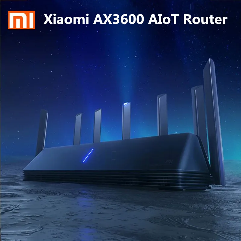 Маршрутизатор Xiaomi AX3600 AIoT Wi Fi 6 5G WPA3 Wifi6 600 Мб двухдиапазонный 2976Mbs Gigabit Rate Qualcomm A53