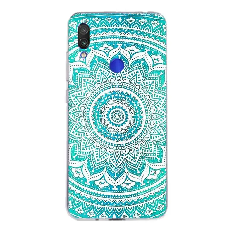 Ретро Чехол с изображением цветка мандалы чехол для спортивной камеры Xiao mi Red Note 7