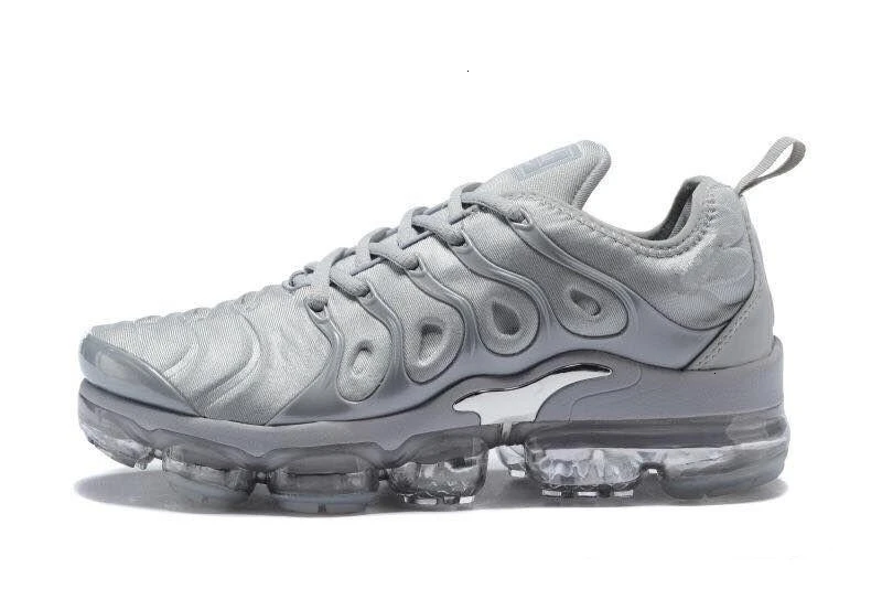 Новинка мужская обувь унисекс Vapormax Plus Tn оливковый цвет металлик белый