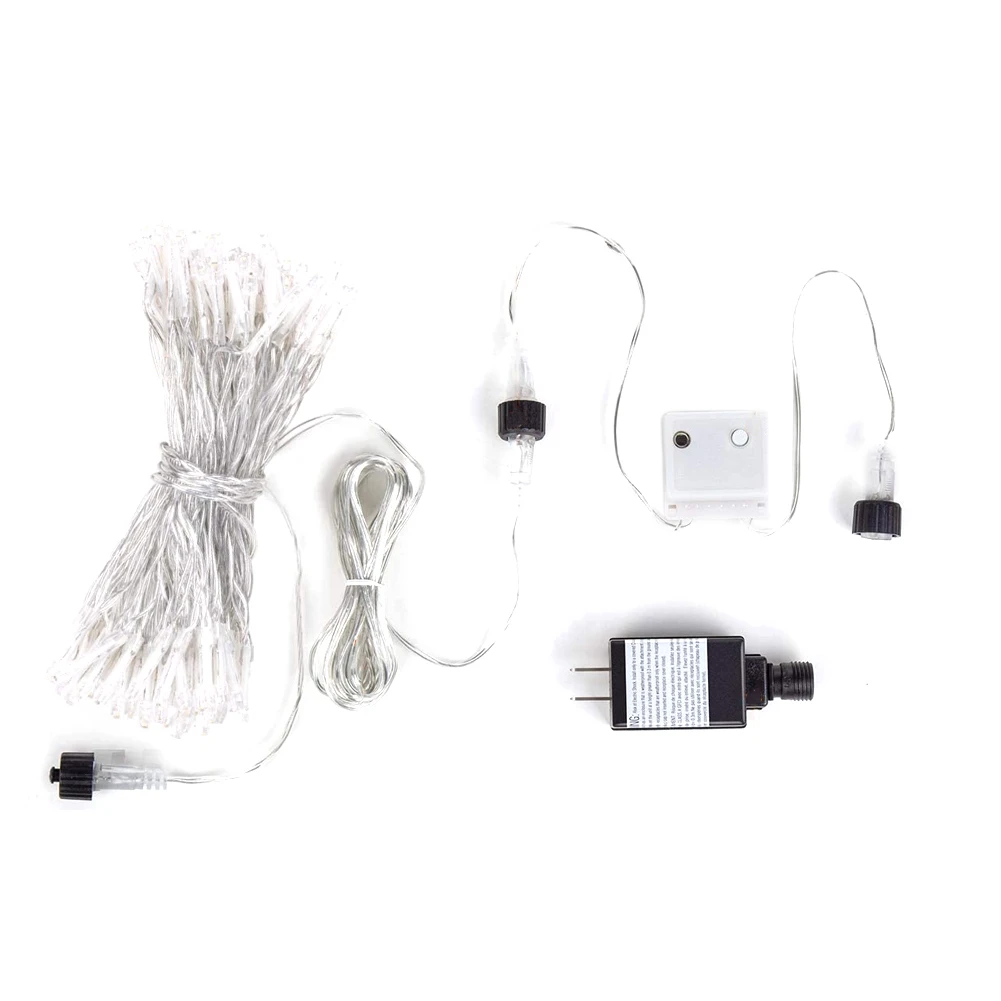 

Уличная Водонепроницаемая гирсветильник с таймером и дистанционным управлением, 200 светодиодный, длина 66 футов