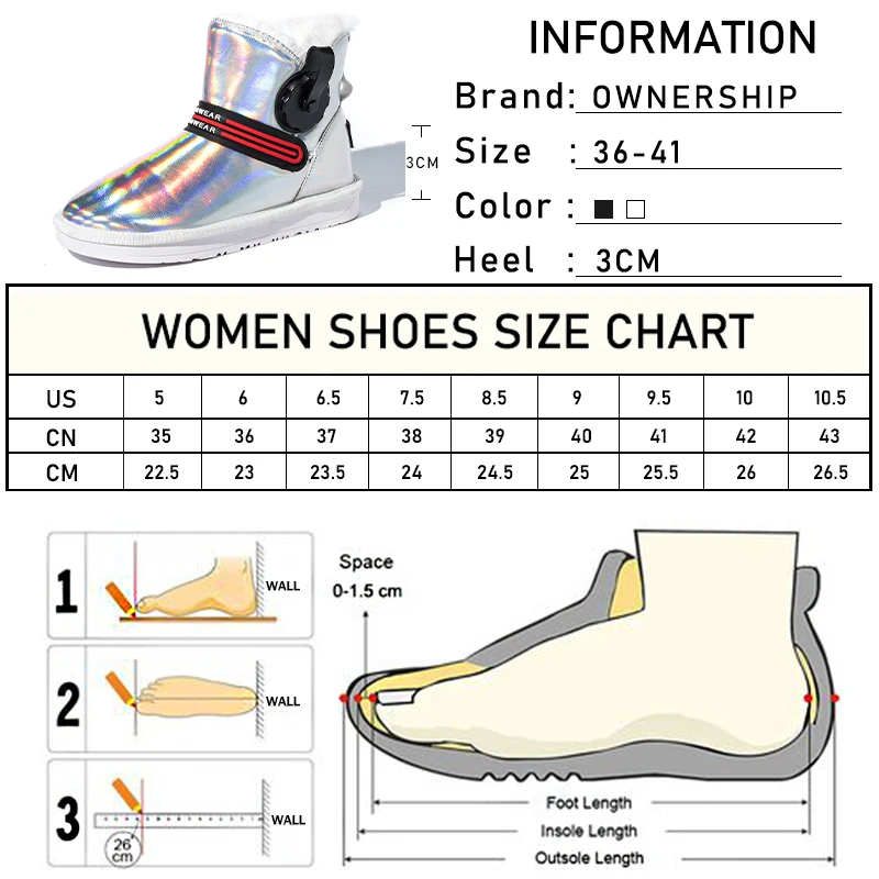 Женские ботинки Зимние ботильоны обувь на плоской подошве большой размер 41