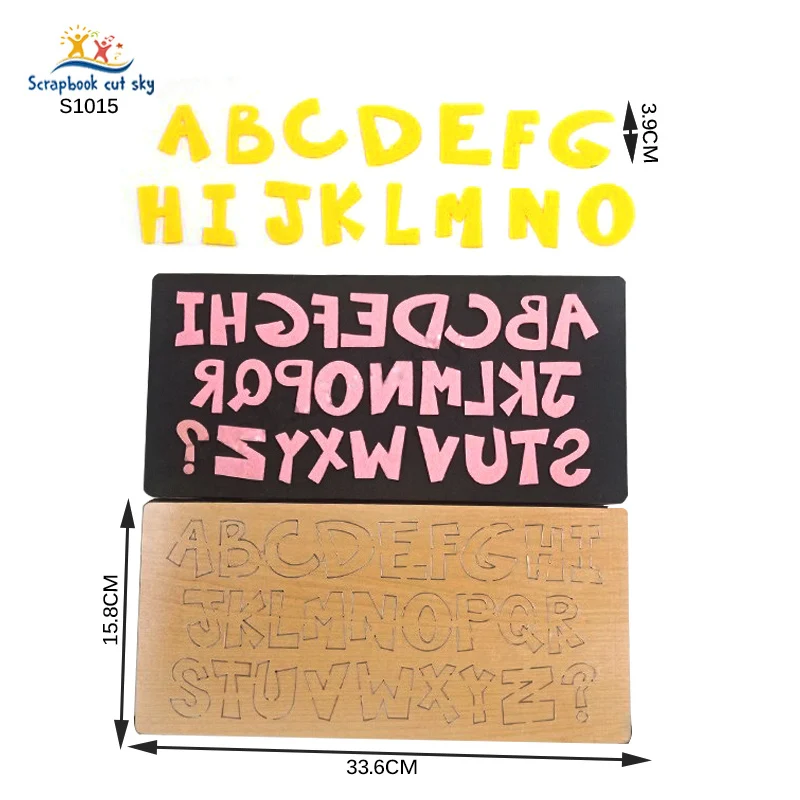 

Letters Cutting Die S1015 Muyu Wooden Mold Scrapbook Suitable For Market General Machines
