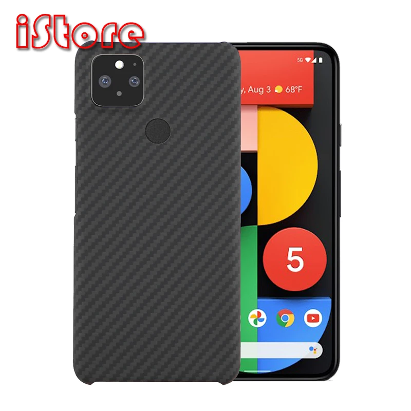 CF кожи углеродного волокна чехол для Google Pixel 5 тонкий и светильник атрибуты