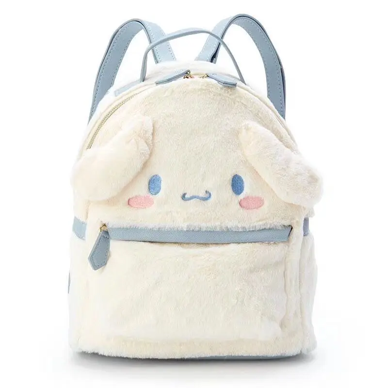 Плюшевая школьная сумка для девочек аниме My Melody Cinnamoroll плюшевая сумка-рюкзак