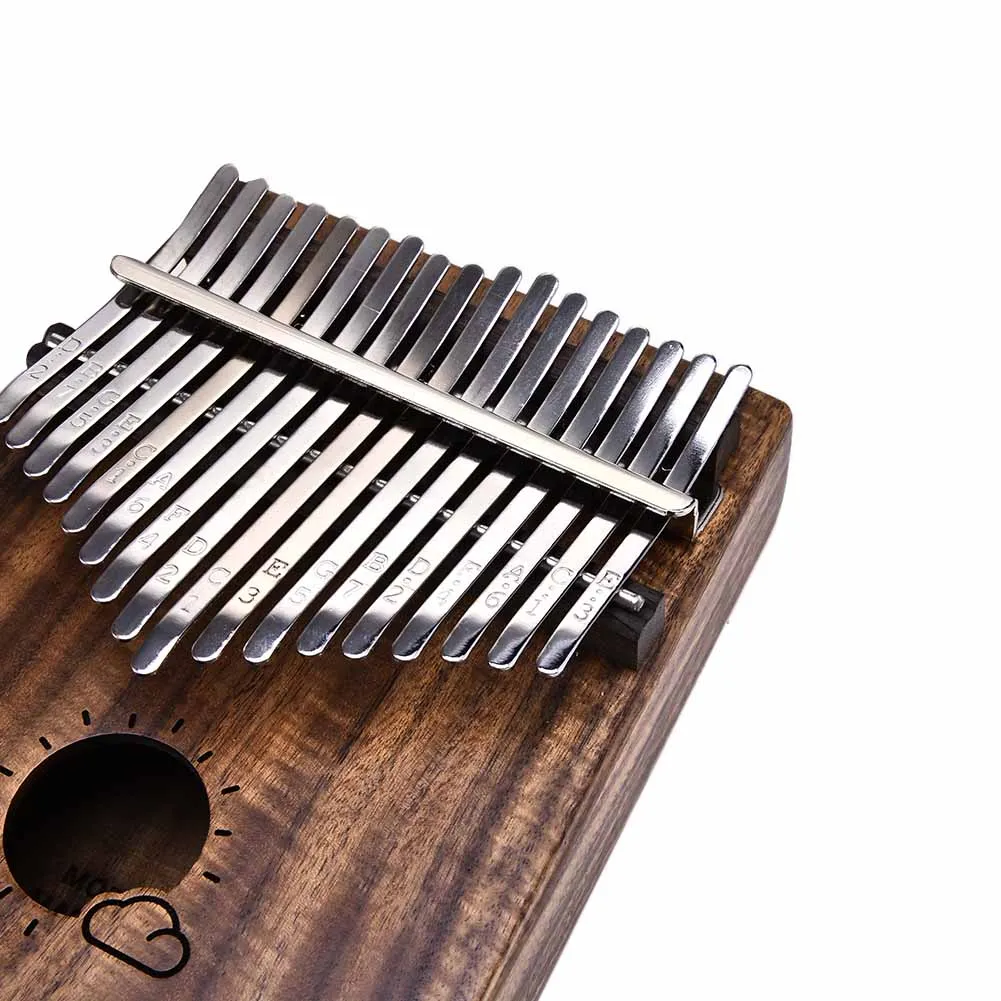 

Kalimba 17 Keys Mbira Thumb Piano Likembe with EVA High Performance Protection Box Tuning Hammer LA
