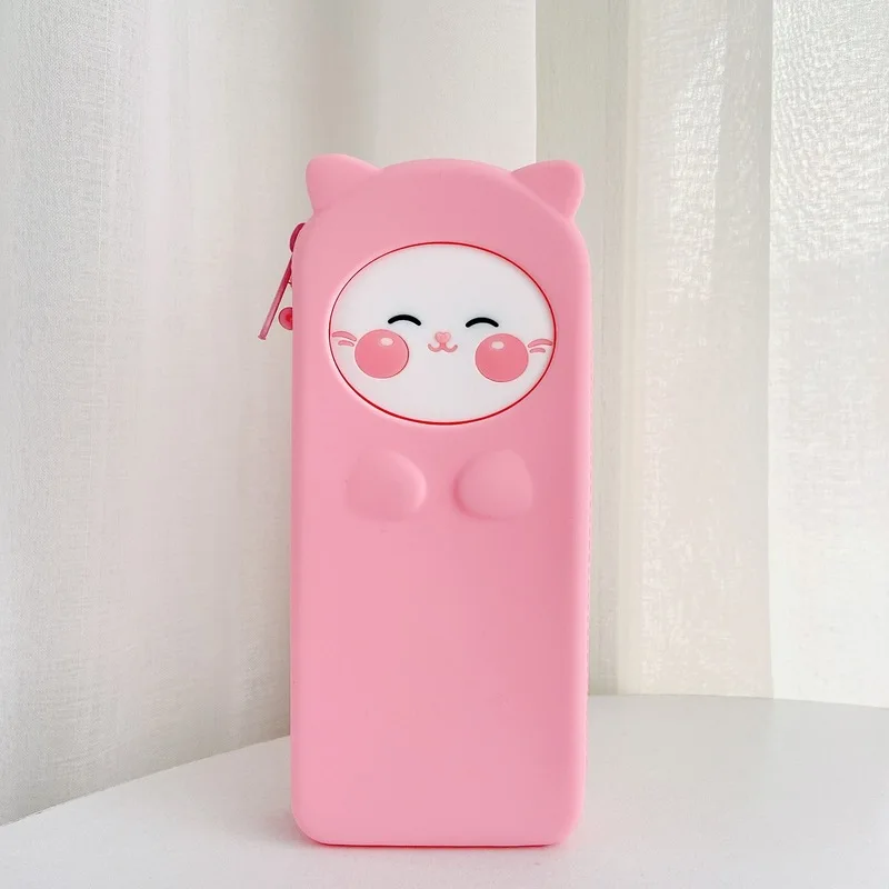 Q UNCLE косметички пенал чехол на молнии Модный милый медведь динозавр мультяшная