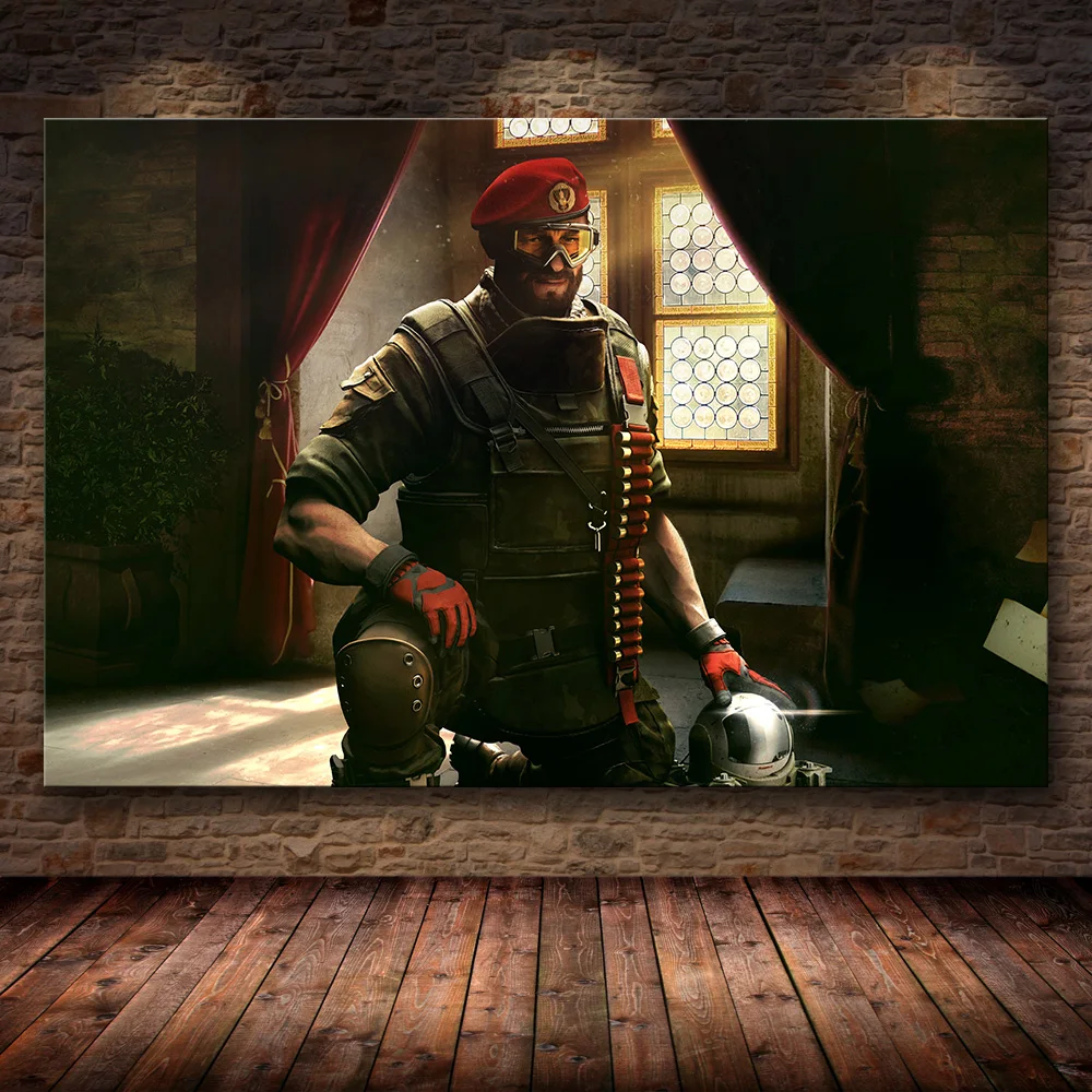 17 Unframed постер украшение картина Tom Clancy's Rainbow Six Siege на HD холсте картина искусство картина маслом - Цвет: 17