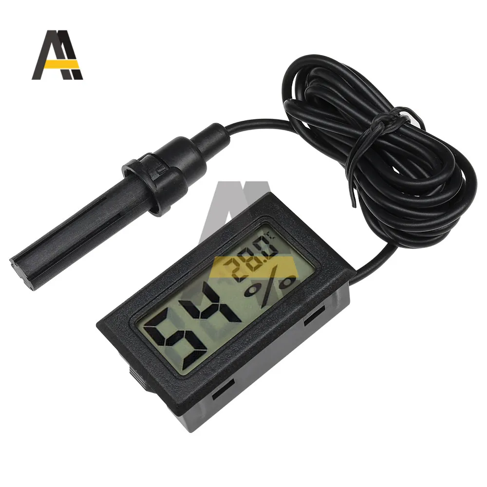 

Mini Digital LCD Indoor Thermometer Hygrometer Gauge Convenient Temperature Sensor Humidity Meter Display