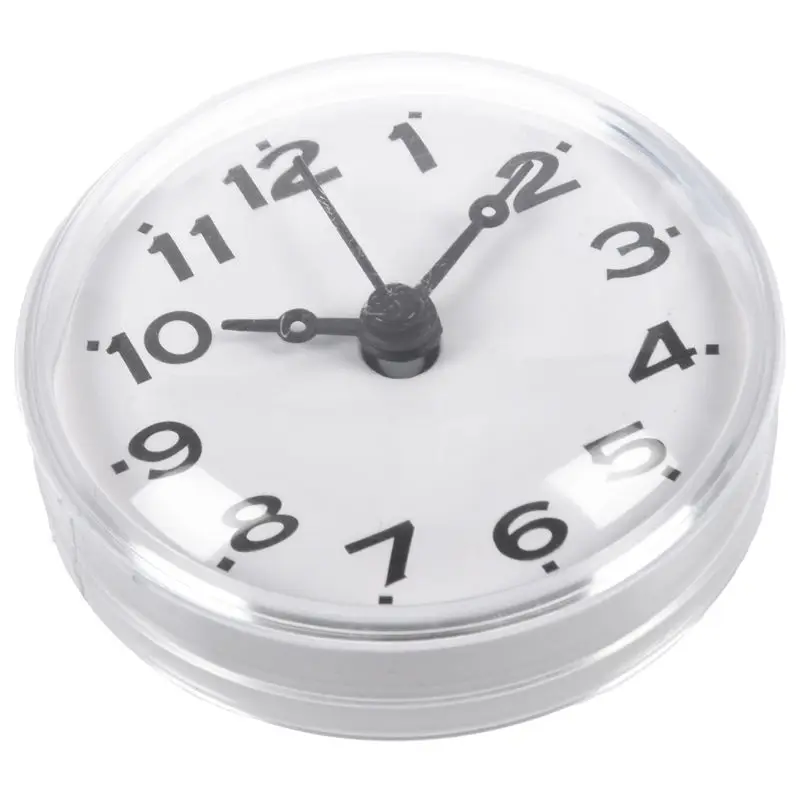 7 см водонепроницаемые кухонные часы для ванной душ вода присоска присоски