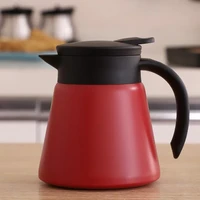 600ml stainless steel thermal coffee carafe double wall thermos carafes for home office keep beverages hot red black white