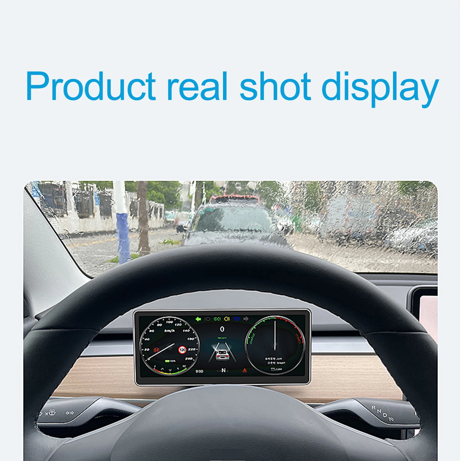 9 Inch Digital HUD Speedometer LCD Display For Tesla Model 3 Y CarPlay Driver Car Dashboard Android Auto | Автомобили и мотоциклы