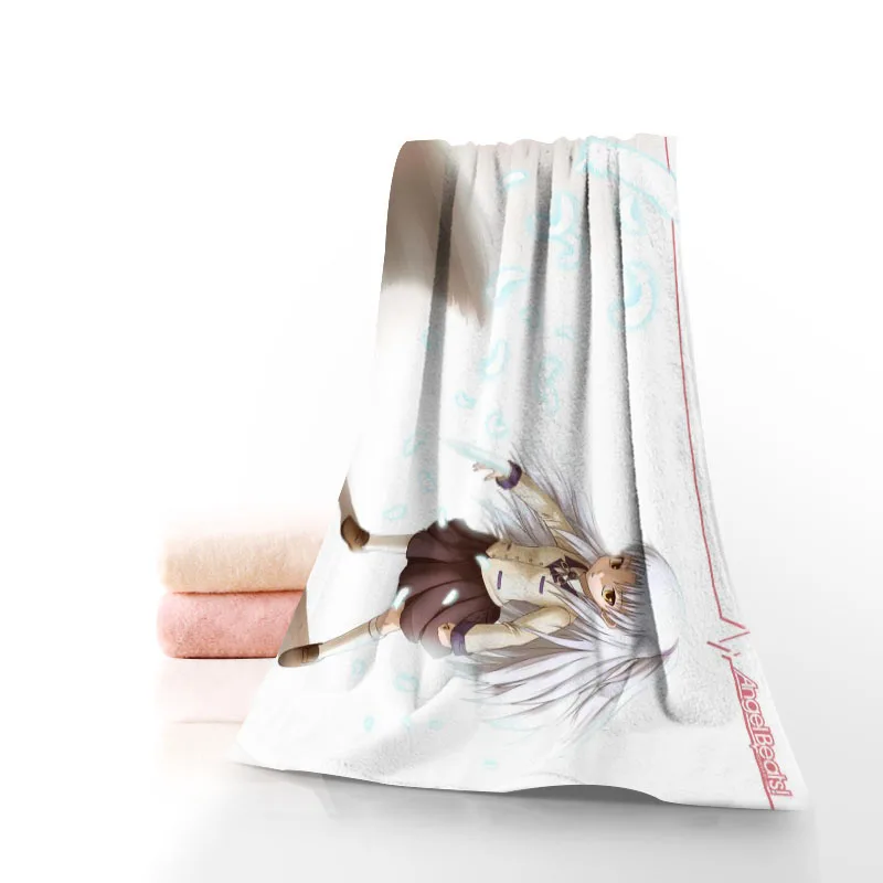 Изготовленный На Заказ Аниме Ангел Beats полотенце ситец уход за кожей лица/банные